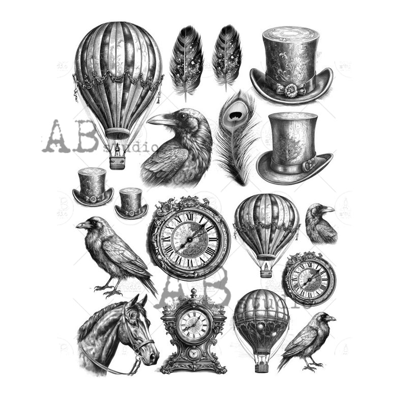 ABstudio - Paper Sticker Sheet - No. 0048