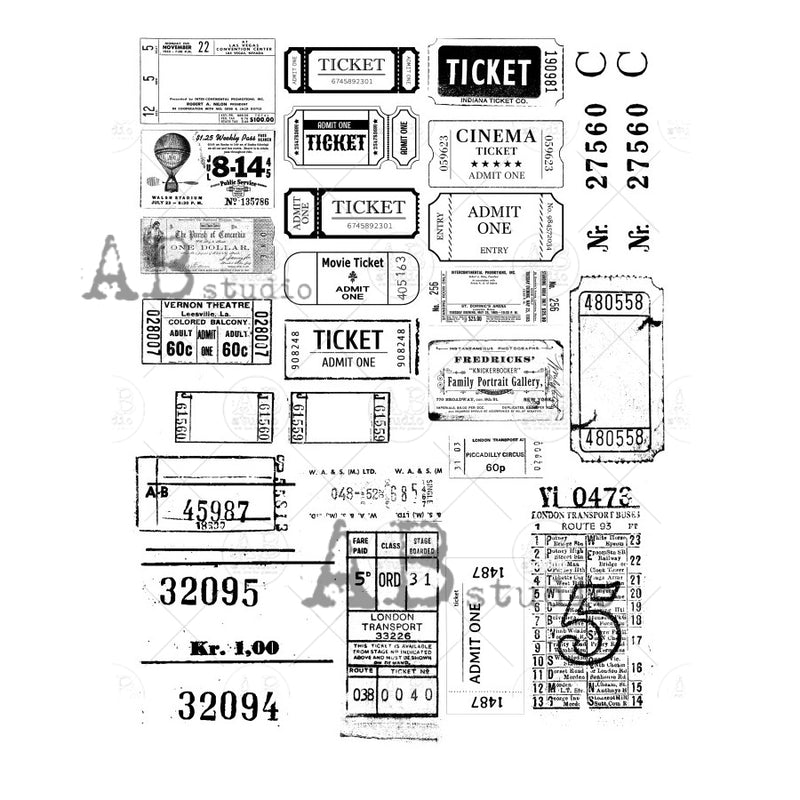 ABstudio - Paper Sticker Sheet - No. 0071