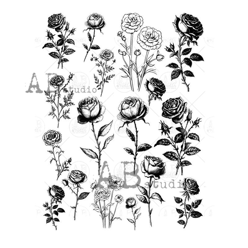 ABstudio - Paper Sticker Sheet - No. 0074