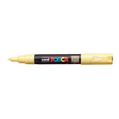 POSCA - Extra Fine Tip Acrylic Paint Marker (0.7 mm) - Straw Yellow