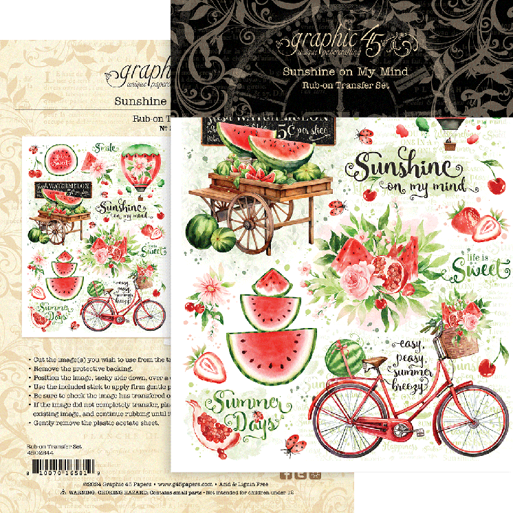 Sunshine on my Mind Rub-On Transfers - Root & Company