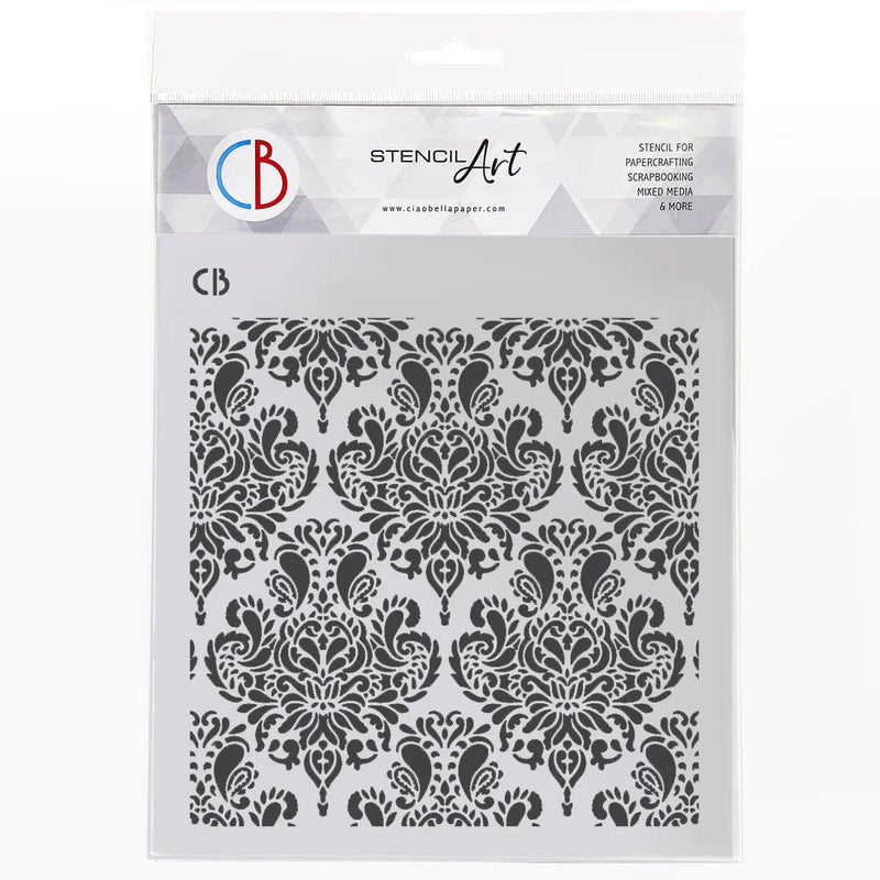 Texture Stencil 8"x8" French Elegance - Root & Company