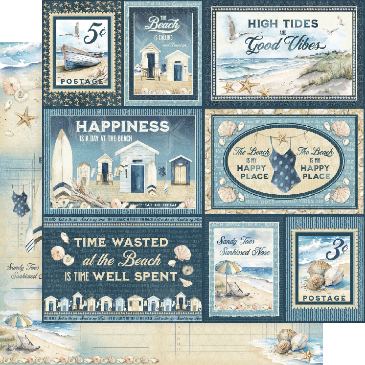 The Beach is Calling 12×12 Collection Pack - Root & Company