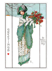 Valentine's Day Postcard Box - 36 Unique Vintage Postcards - Root & Company