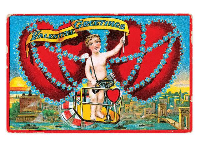 Valentine's Day Postcard Box - 36 Unique Vintage Postcards - Root & Company