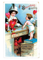 Valentine's Day Postcard Box - 36 Unique Vintage Postcards - Root & Company