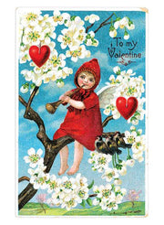 Valentine's Day Postcard Box - 36 Unique Vintage Postcards - Root & Company