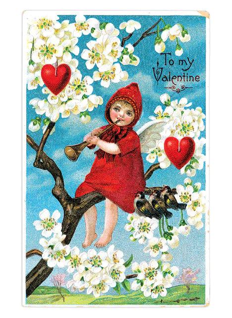 Valentine's Day Postcard Box - 36 Unique Vintage Postcards - Root & Company