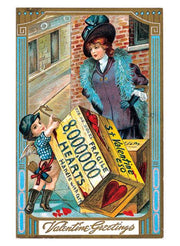 Valentine's Day Postcard Box - 36 Unique Vintage Postcards - Root & Company