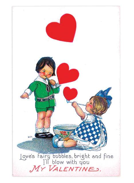 Valentine's Day Postcard Box - 36 Unique Vintage Postcards - Root & Company