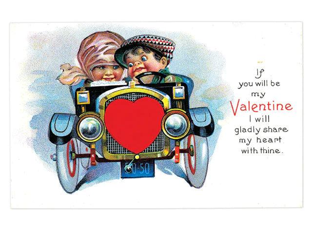 Valentine's Day Postcard Box - 36 Unique Vintage Postcards - Root & Company
