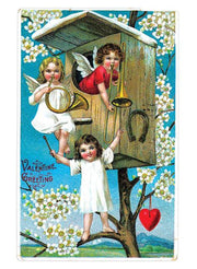 Valentine's Day Postcard Box - 36 Unique Vintage Postcards - Root & Company