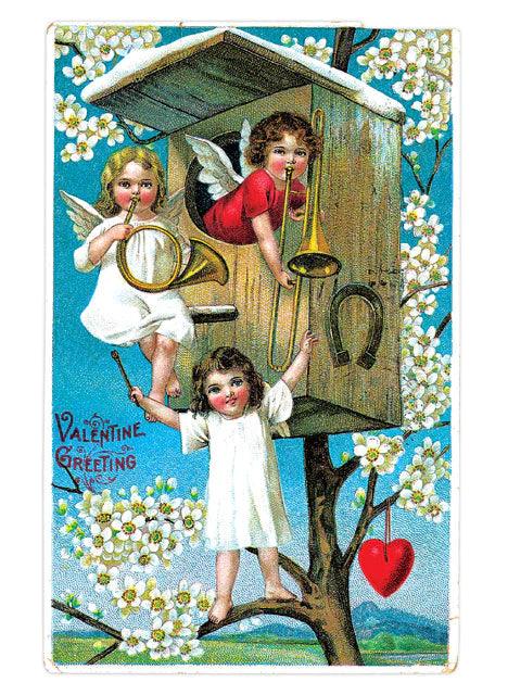 Valentine's Day Postcard Box - 36 Unique Vintage Postcards - Root & Company