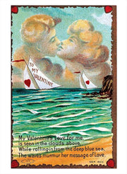 Valentine's Day Postcard Box - 36 Unique Vintage Postcards - Root & Company