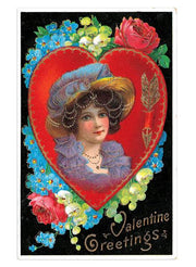 Valentine's Day Postcard Box - 36 Unique Vintage Postcards - Root & Company