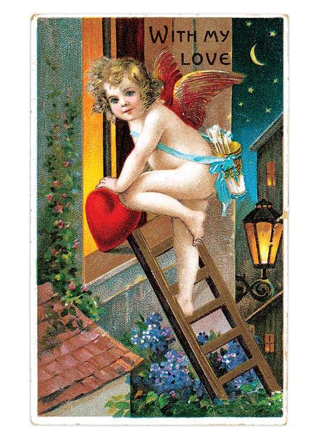 Valentine's Day Postcard Box - 36 Unique Vintage Postcards - Root & Company