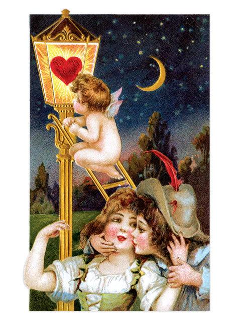 Valentine's Day Postcard Box - 36 Unique Vintage Postcards - Root & Company