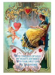 Valentine's Day Postcard Box - 36 Unique Vintage Postcards - Root & Company