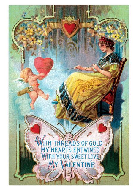 Valentine's Day Postcard Box - 36 Unique Vintage Postcards - Root & Company