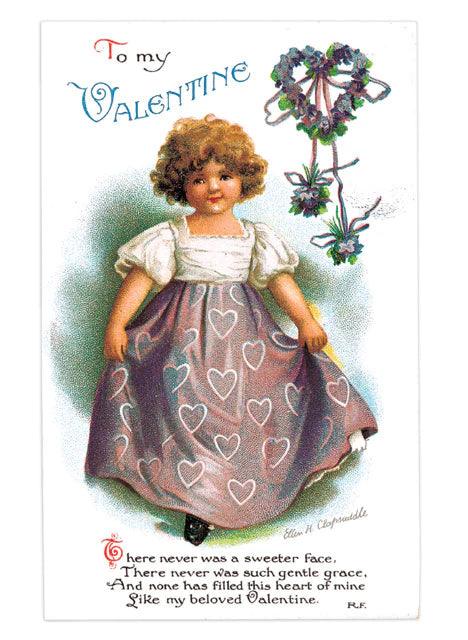 Valentine's Day Postcard Box - 36 Unique Vintage Postcards - Root & Company