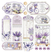 Vellum Morning In Provence Fussy Cut 6"x6" 6/Pkg - Root & Company