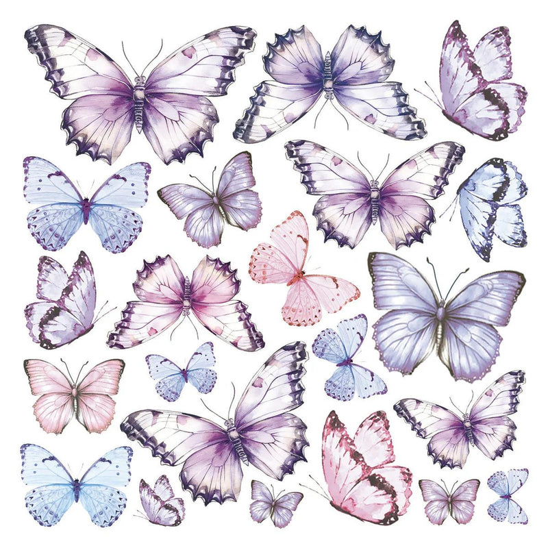 Vellum Morning In Provence Fussy Cut 6"x6" 6/Pkg - Root & Company