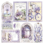 Vellum Morning In Provence Fussy Cut 6"x6" 6/Pkg - Root & Company