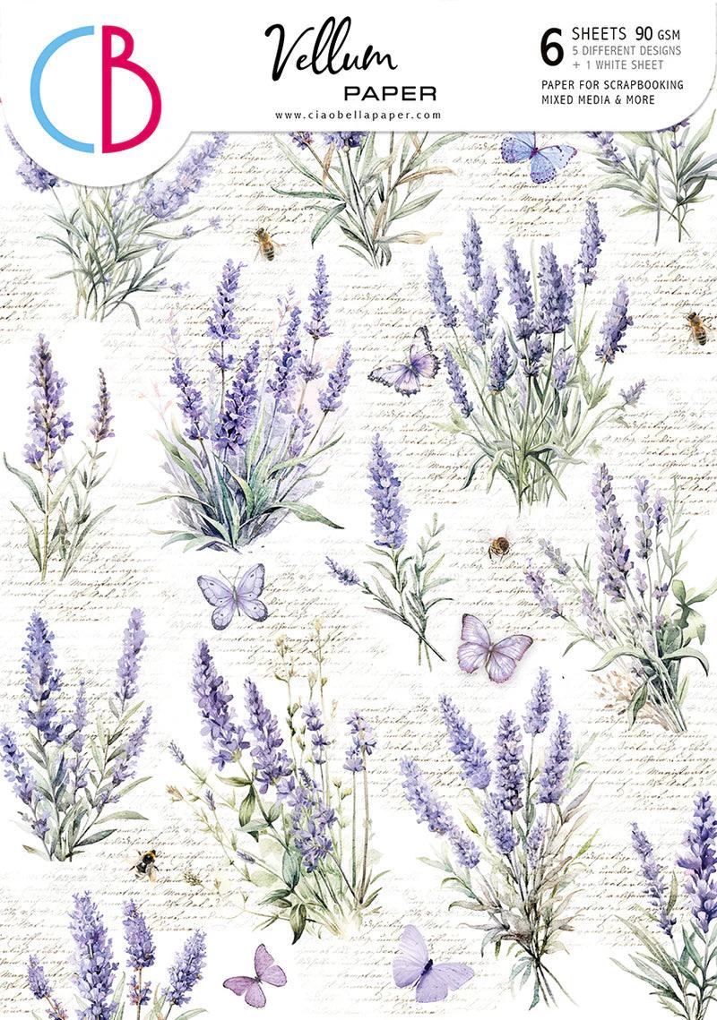 Vellum Morning In Provence Paper Patterns A4 6/Pkg - Root & Company