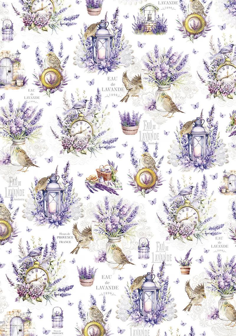 Vellum Morning In Provence Paper Patterns A4 6/Pkg - Root & Company