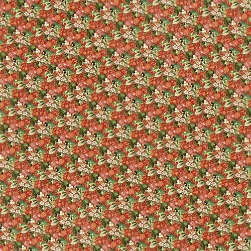 Warm Wishes Collection - 12 x 12 Double Sided Paper - Comfort and Joy - Root & Company