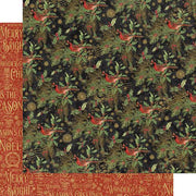 Warm Wishes Collection - 12 x 12 Double Sided Paper - Holiday Hello - Root & Company