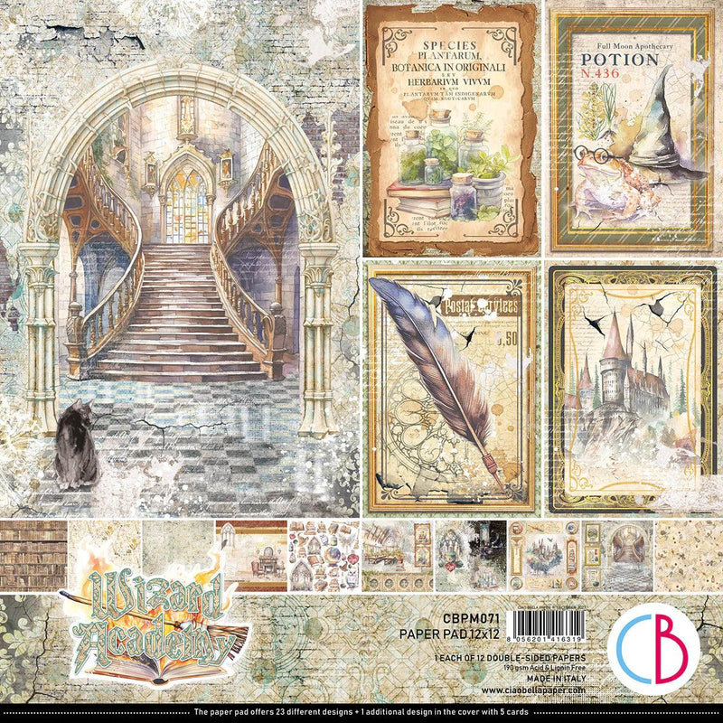 Wizard Academy Paper Pad 12"x12" 12/Pkg - Root & Company