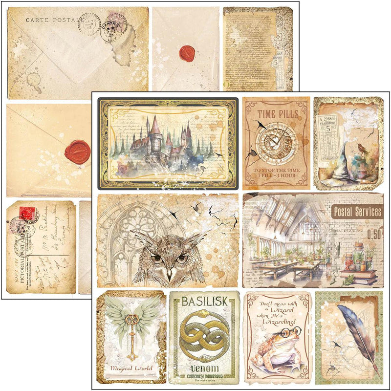 Wizard Academy Paper Pad 12"x12" 12/Pkg - Root & Company