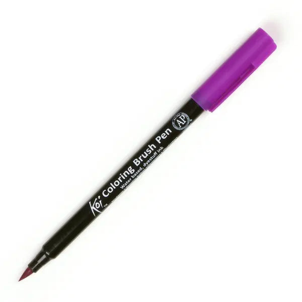 Sakura - Koi Coloring Brush - Bordeaux - XBR-223