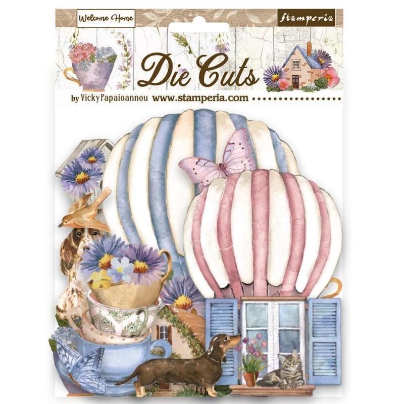 Die Cuts Assorted - Create Happiness Welcome Home - Root & Company