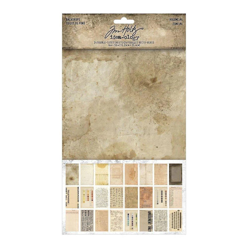 Tim Holtz Idea-ology: Backdrops Volume 4 - Root & Company